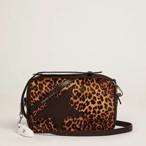 Golden Goose | Star Bag in Leopard-Print Pony Skin